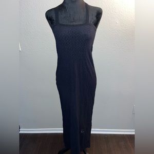 Perfect vintage lace sheer maxi dress